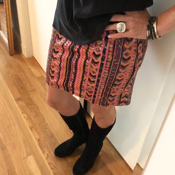 Urban Outfitters Dresses & Skirts - 🎉HP🎉 Urban Outfitters I. Madeline Sequin Skirt